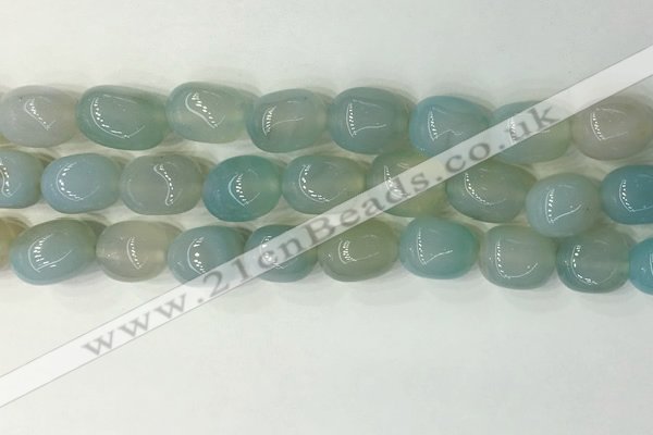 CNG8254 15.5 inches 13*18mm nuggets agate beads wholesale