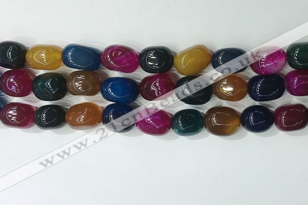 CNG8262 15.5 inches 13*18mm nuggets agate beads wholesale