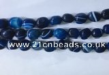 CNG8271 15.5 inches 13*18mm nuggets striped agate beads wholesale