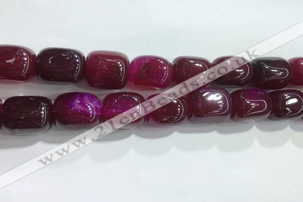 CNG8293 15.5 inches 15*20mm nuggets agate beads wholesale