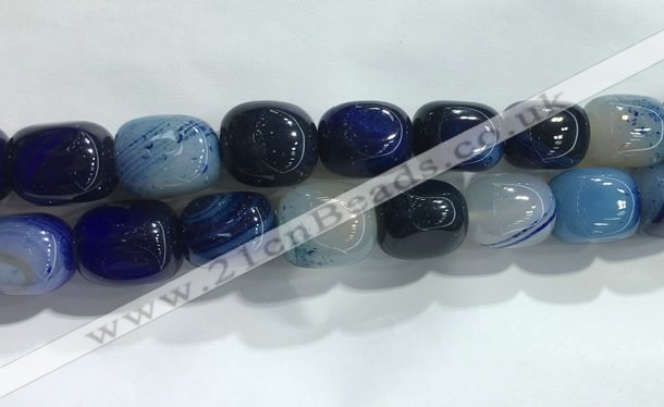 CNG8297 15.5 inches 15*20mm nuggets agate beads wholesale