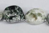 CNG83 15.5 inches 15*20mm - 20*35mm nuggets tree agate beads