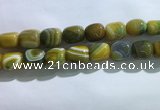 CNG8312 15.5 inches 15*20mm nuggets striped agate beads wholesale