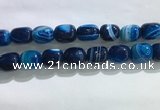 CNG8316 15.5 inches 15*20mm nuggets striped agate beads wholesale