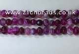 CNG8345 15.5 inches 10*12mm nuggets striped agate beads wholesale