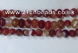 CNG8346 15.5 inches 10*12mm nuggets striped agate beads wholesale