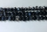 CNG8353 15.5 inches 10*12mm nuggets striped agate beads wholesale