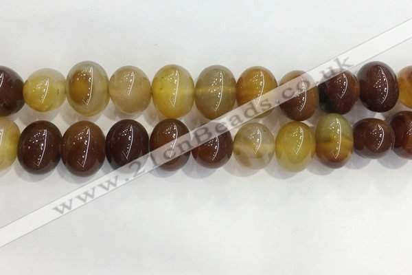 CNG8361 15.5 inches 12*16mm nuggets agate beads wholesale