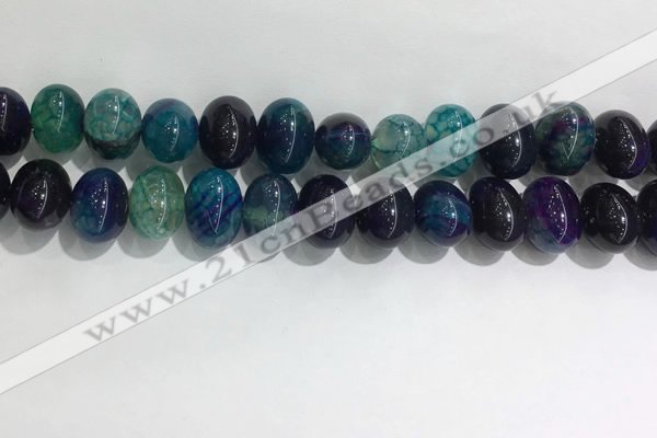 CNG8375 15.5 inches 12*16mm nuggets agate beads wholesale