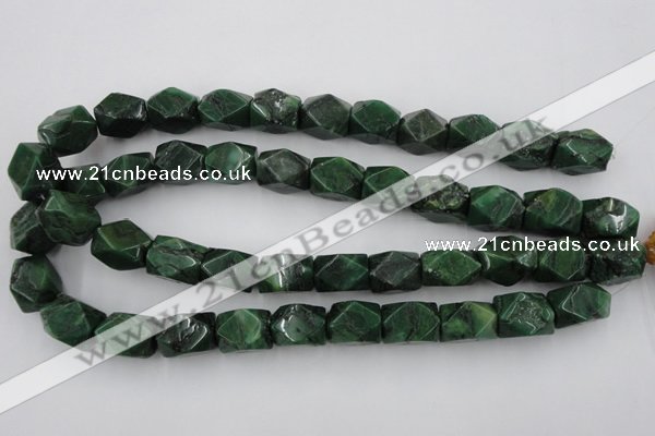 CNG838 15.5 inches 13*18mm faceted nuggets African jade beads