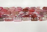 CNG8395 15.5 inches 8*18mm - 10*25mm freeform agate beads