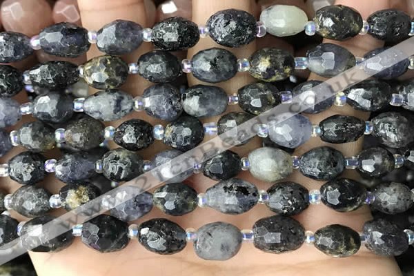 CNG8520 15.5 inches 6*8mm - 8*10mm faceted nuggets iolite beads