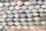 CNG8530 15.5 inches 8*9mm - 9*11mm faceted nuggets moonstone beads