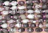 CNG8535 15.5 inches 8*10mm - 9*13mm faceted nuggets tourmaline beads