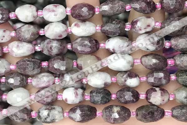 CNG8535 15.5 inches 8*10mm - 9*13mm faceted nuggets tourmaline beads