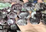 CNG8560 22*30mm - 25*35mm faceted freeform tourmaline beads