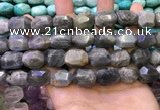 CNG8584 13*18mm - 15*20mm faceted nuggets labradorite beads