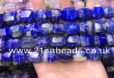 CNG8585 13*18mm - 15*20mm faceted nuggets lapis lazuli beads