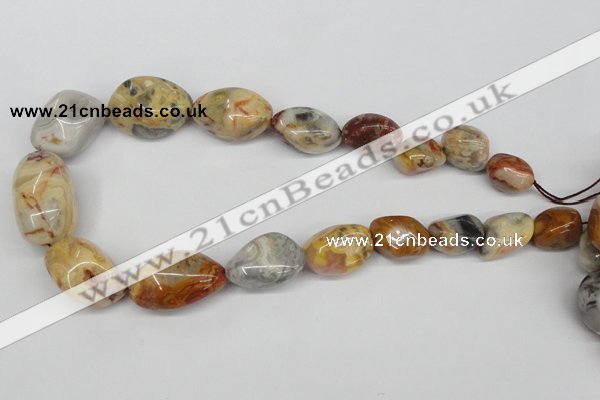 CNG86 15.5 inches 12*14mm - 25*30mm nuggets agate gemstone beads