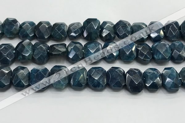 CNG8621 10*13mm - 12*16mm faceted freeform apatite beads