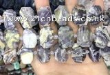 CNG8631 15.5 inches 13*18mm - 15*25mm faceted freeform charoite beads