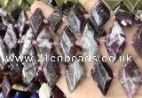 CNG8642 13*20mm - 15*25mm faceted freeform tourmaline beads