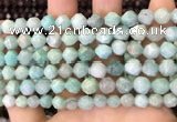 CNG8711 15.5 inches 8mm faceted nuggets amazonite gemstone beads