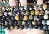 CNG8777 15 inches 8mm faceted nuggets jasper gemstone beads