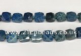 CNG8790 16*17mm - 18*19mm faceted nuggets chrysanthemum agate  beads