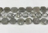CNG8809 15.5 inches 16mm - 20mm faceted freeform moonstone beads