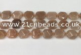 CNG8812 15.5 inches 16mm - 20mm faceted freeform moonstone beads