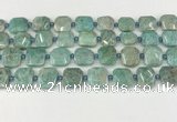 CNG8817 15.5 inches 16mm - 20mm faceted freeform amazonite beads