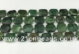 CNG8823 15.5 inches 16mm - 20mm faceted freeform african jade beads