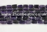 CNG8848 15.5 inches 8*12mm - 10*16mm nuggets matte amethyst beads