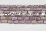 CNG8858 15.5 inches 8*12mm - 10*16mm nuggets matte kunzite beads