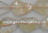 CNG889 15.5 inches 15*20mm – 20*30mm freeform citrine beads