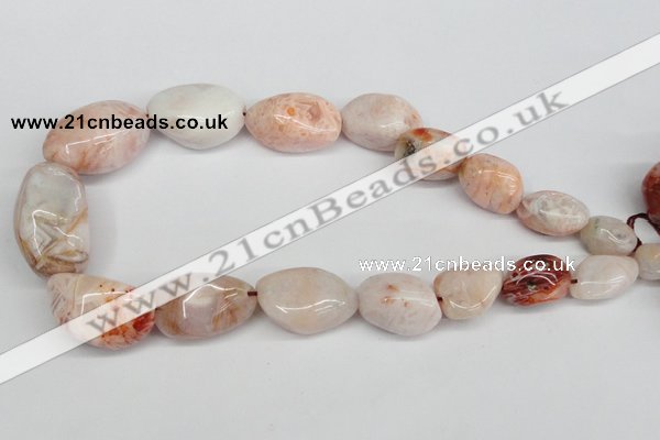 CNG89 15.5 inches 10*15mm - 20*35mm nuggets agate gemstone beads