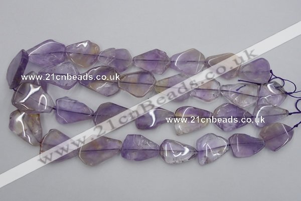 CNG890 15.5 inches 15*20mm – 20*30mm freeform ametrine beads