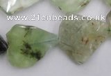 CNG891 15.5 inches 18*22mm – 25*30mm freeform prehnite beads