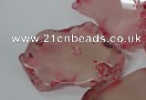 CNG895 15.5 inches 15*20mm – 25*48mm freeform dyed agate beads