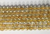 CNG9054 15.5 inches 8mm faceted nuggets citrine gemstone beads