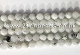 CNG9066 15.5 inches 10mm faceted nuggets white moonstone gemstone beads
