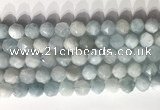 CNG9086 15.5 inches 10mm faceted nuggets aquamarine gemstone beads