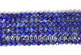 CNG9099 15.5 inches 6mm faceted nuggets lapis lazuli beads