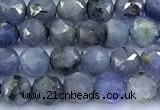 CNG9107 15 inches 4mm faceted nuggets tanzanite beads