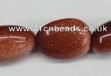 CNG96 15.5 inches 12*18mm - 20*30mm nuggets goldstone gemstone beads