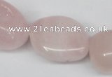 CNG97 15.5 inches 10*18mm - 18*25mm nuggets rose quartz gemstone beads