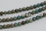 CNI01 16 inches 4mm round natural imperial jasper beads wholesale