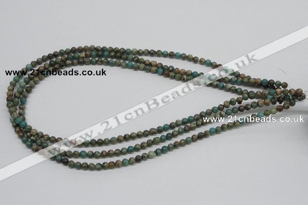 CNI01 16 inches 4mm round natural imperial jasper beads wholesale