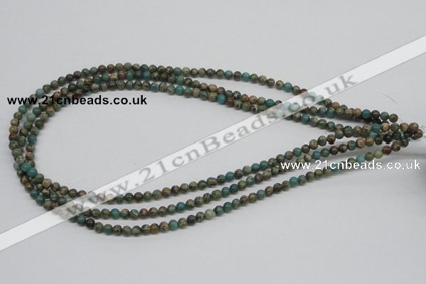 CNI01 16 inches 4mm round natural imperial jasper beads wholesale